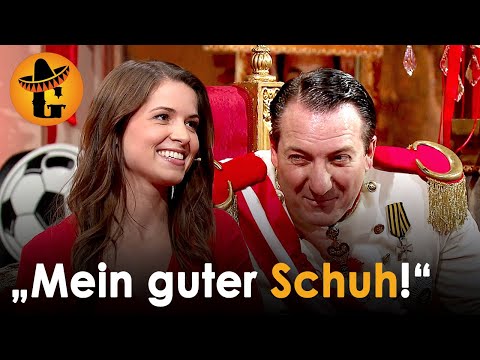 Der Kaiser trinkt Champagner aus Kristina Inhofs Schuh! | Wir sind Kaiser