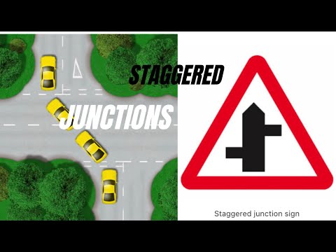 Approaching a staggered junctions- talk through step by step