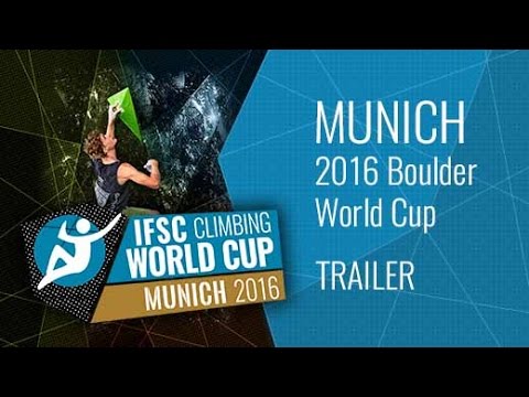 Upcoming LiveStream Trailer - IFSC Climbing World Cup Munich 2016 - Bouldering
