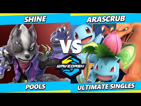 Wavedash 2023 - ShiNe (Wolf) Vs. arascrub (Pokemon Trainer) Smash Ultimate - SSBU