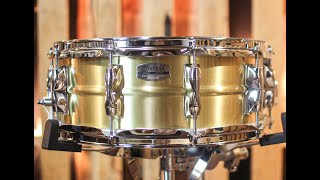 Video thumbnail for Yamaha 14x5.5 Recording Custom Brass Snare Drum by The Drum Shop - Portland, Maine
