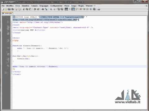 Videocorso di PHP - lezione 6 - Le funzioni