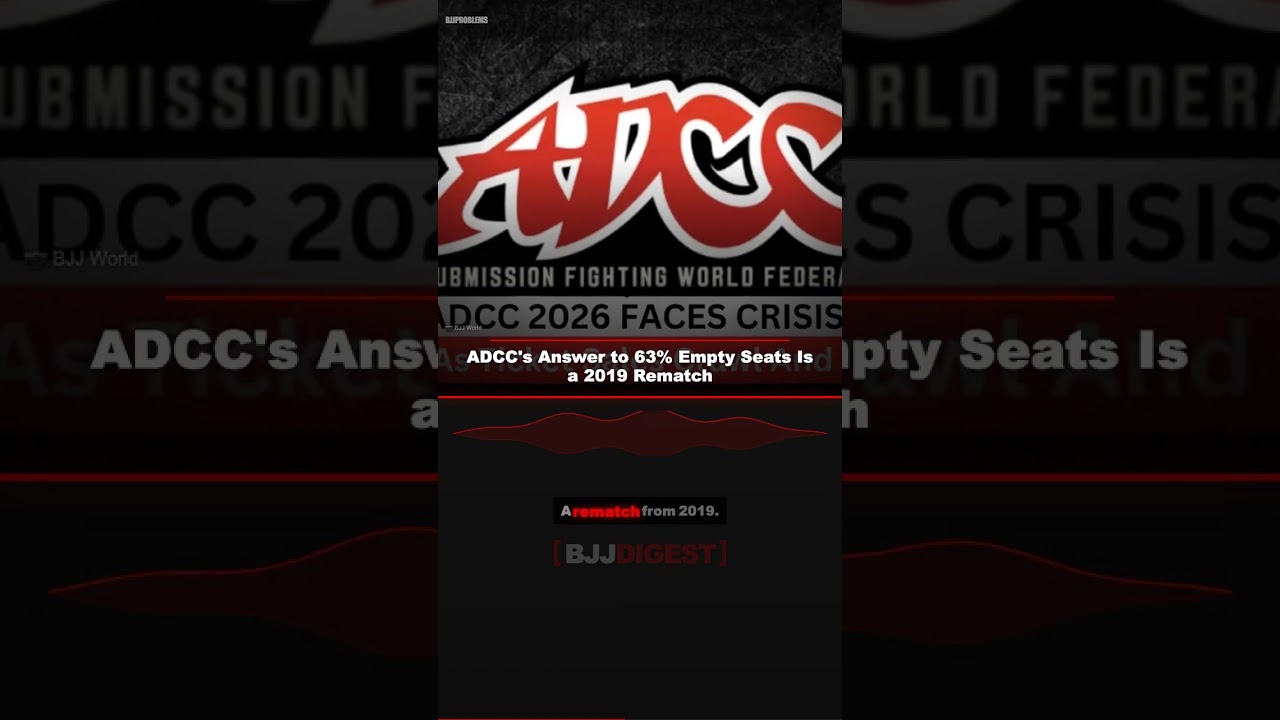 ADCC's Fix for 63% Empty Seats: a 2019 Rematch #Shorts