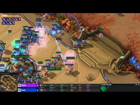StarCraft 2: Zest (P) vs Stats (P). HarstemCasts