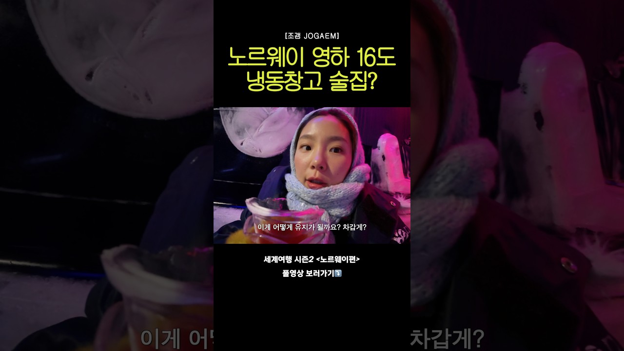 노르웨이 특징점이 온 냉동창고 술집