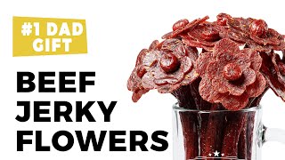 Beef Jerky Flower Bouquets for Father's Day