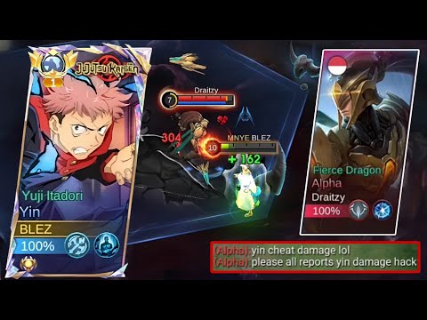 YIN VS ALPHA!! 🔥 BEST BUILD EMBLEM FOR YIN AUTO BROKEN!! (Must Try!!) - MLBB