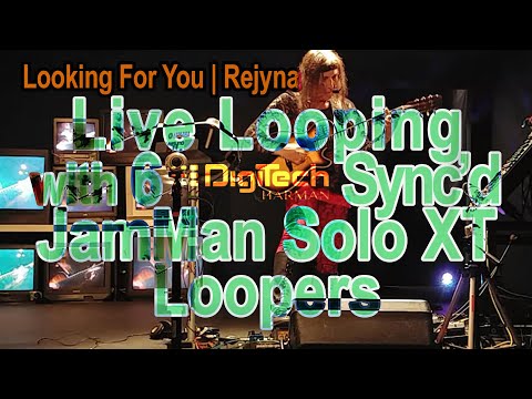 Live Looping  | Multiple Loopers | Jamsync Digitech JamMan Solo XT's
