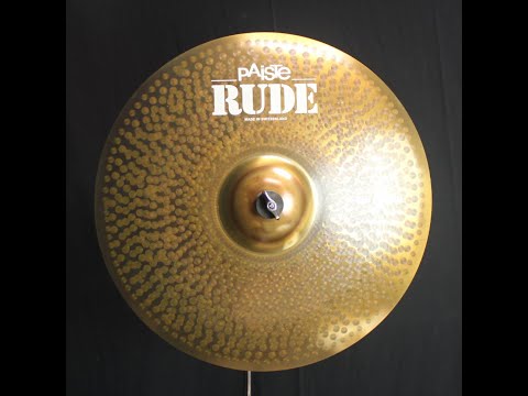Paiste 19" Rude Thin Crash - 1767g (video demo) image 2