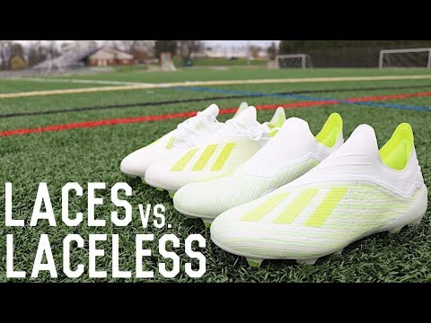 Laces Vs Laceless Football Boots | Which Should You Choose? X18+ & X18.1 Play Test and Review
