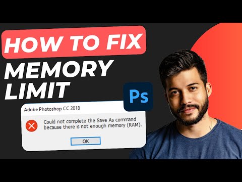 How to Fix 'Not Enough RAM' Error in Photoshop (2024)