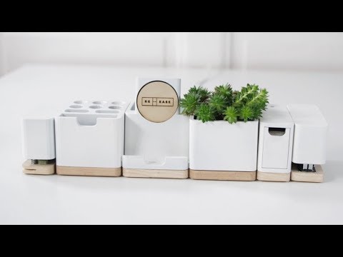 Now on Kickstarter | Re:ease - The Modular Desk Organizer with 11 Features