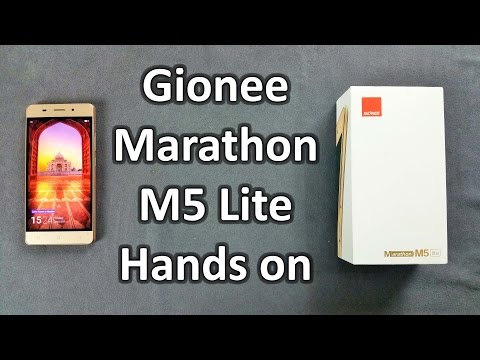 Gionee Marathon M5 Lite Unboxing & Hands On Review