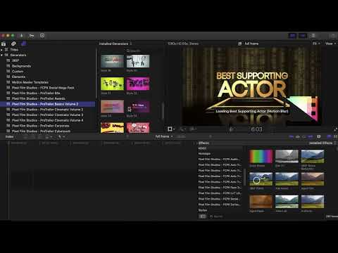 Pixel Film Studios Title Plugins FCPX Editors Need To See!