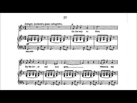 George Butterworth - Love Blows as the Wind Blows (for voice & small orchestra) (1911-1912) [Score]
