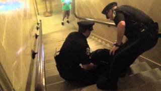 Vietnam War Vet Arrested in the Capitol for Singing, Falls on Stairs While Handcuffed