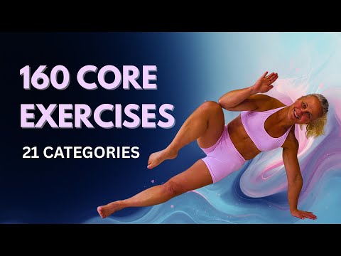 KOMPLETTE TRAININGSBIBLIOTHEK FÜR DIE BAUCHMUSKELN | 160 Bauchmuskelübungen in 21 Kategorien