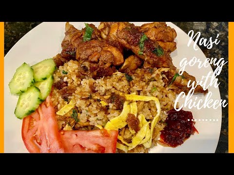 How to make Surinamese Fried Rice/Nasi Goreng with Chicken/Nasi Goreng met Kip