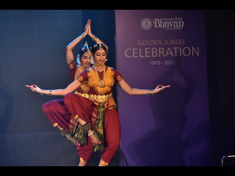 Kameshweri Ganesan & Sanjena Ramesh Duet - Sridevi Nrithyalaya - Bharathanatyam Dance