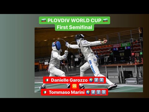 Plovdiv World Cup 2022 SMF - L4 - Danielle Garozzo ITA v Tommaso Marini ITA