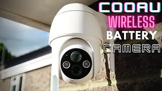 COOAU Q02 PTZ WIRELESS BATTERY CAMERA (Setup & Info)