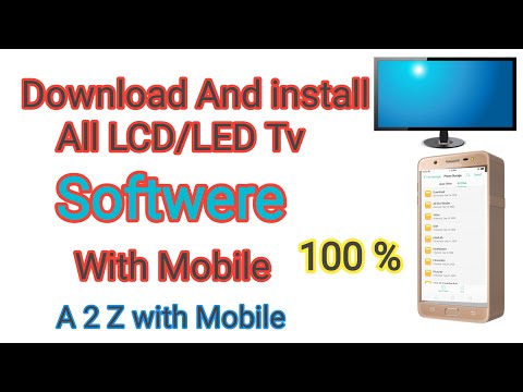 LCD/LED Tv Softwere | Download And install Lcd/Led Tv Softwere Firmware with Mobile | Tutorial |