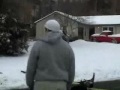 video desatasco en la nieve accidentado
