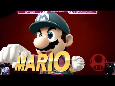 SXC2K17 - Smash 4 - Poppt1 (Mario) vs ESG | Aha (Toon Link) - Top 16