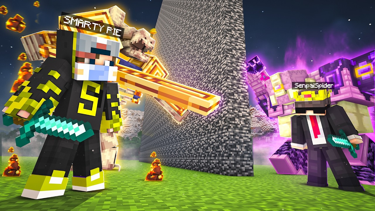 Realistic Build Battle VS SenpaiSpider !! #3