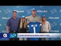 Lions introduce their #1 draft pick Blake Miller