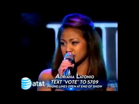 [HD] American Idol 2013 Episode 15 - Top 10 Girls - Adriana Latonio (03.05.2013)