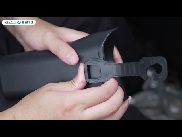 سلة تخزبن متعددة الوظائف 9.9* 9.2* 19.4 سم- تحافظ على نظافة السيارة، لا تشغل مساحة، تمنع التسربات والروائح،ضمان سنتان