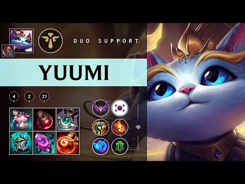 Yuumi Support vs Leona - KR Master Patch 25.24