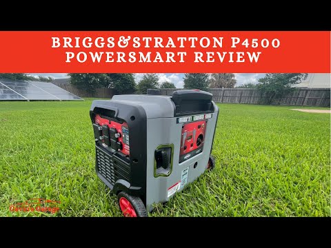 Briggs & Stratton PowerSmart 4500-Watt Gasoline Portable Inverter Generator Review