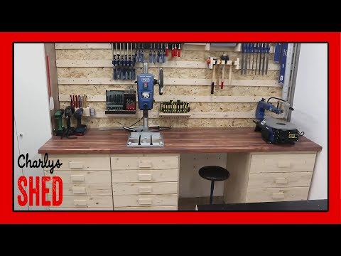 Werkbank selber bauen Unterschränke für meine Werkbank Teil 2 die Schubladen, einfach und schnell