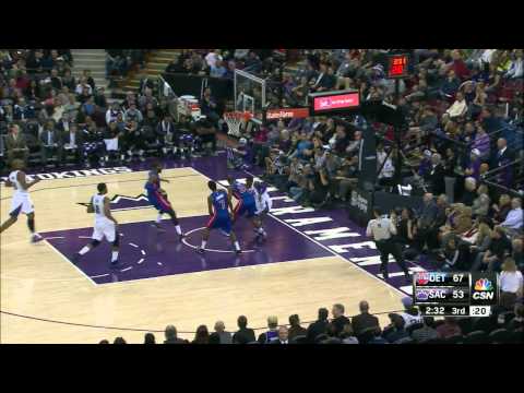 Nik Stauskas Highlights Pistons vs. Kings 12.13.2014 - 7 Points, 1 Assist