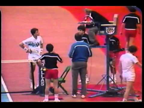 McEnroe vs Lendl - Amazing and Controversial Championship Point