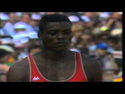 Carl Lewis winning Four Gold Medals at the Olympic Games 1984!