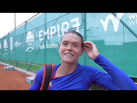 EMPIRE Tennis Academy Open 2023: Chloe Paquet's interview after she advanced to semifinals
