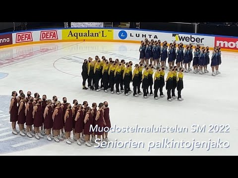 Palkintojenjako 🥇🥈🥉  Medal Ceremony - Seniors - Muodostelmaluistelun SM 2022