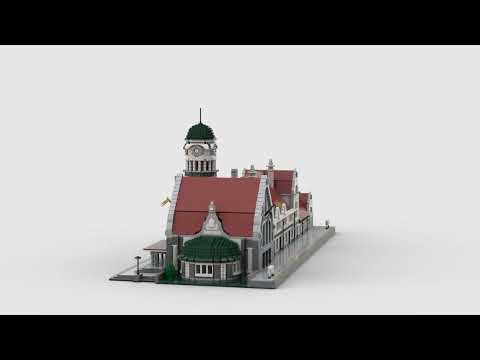 LesDiy MOC 93444 Jinan Old Railway Station