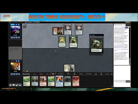 Modern Temur Ascendancy   Match 4 vs RG Amulet Combo