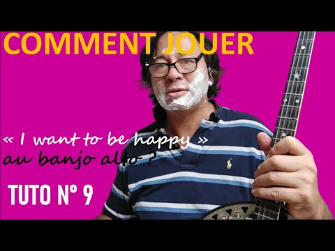 Tuto pour banjo ténor Jazz N°9 : Apprendre à jouer au banjo la mélodie en accord d'un standard Jazz
