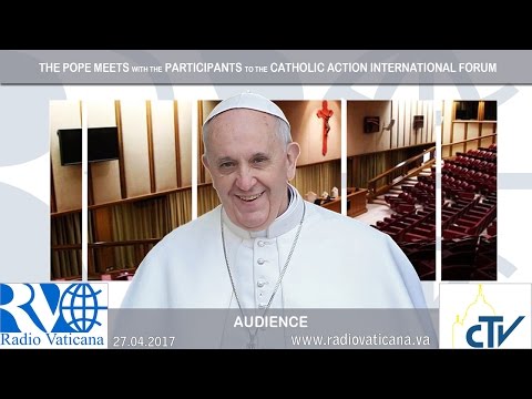 Francisco en el II Congreso Internacional de la Acción Católica