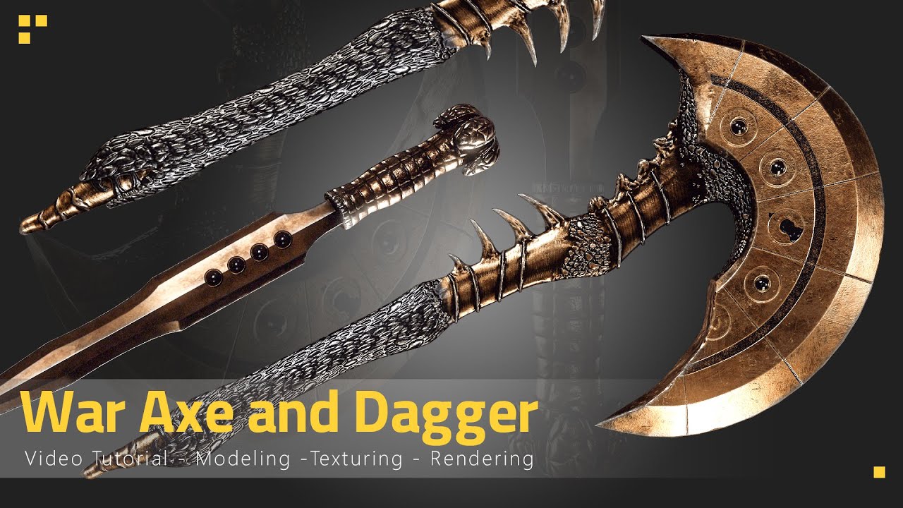 Axe & Sword Tutorial Full Process Trailer