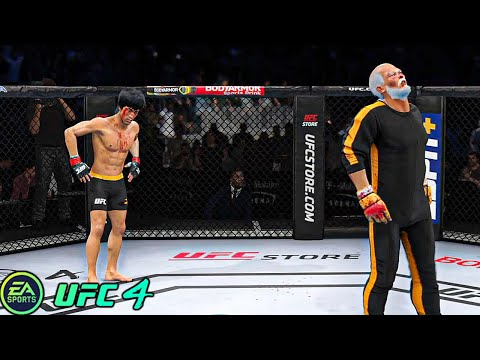 UFC 4 | Bruce Lee VS Old Bruce lee |  EA SPORTS UFC 4
