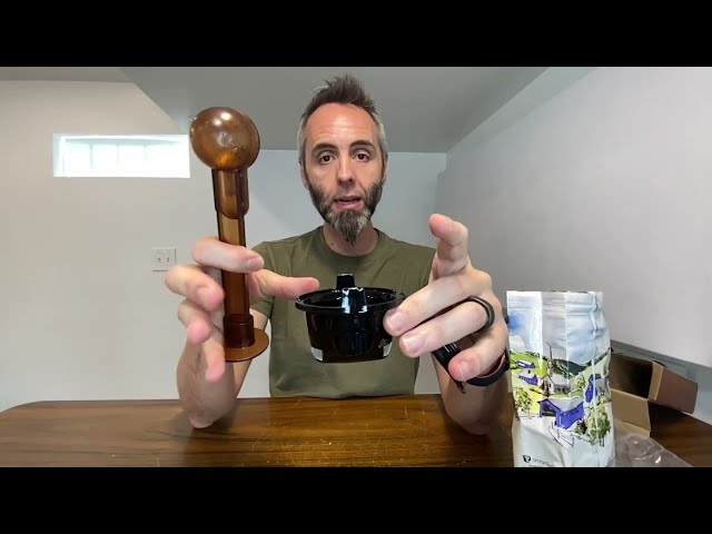 Best Coffee Scoop for Reusable Keurig Pods - product in use