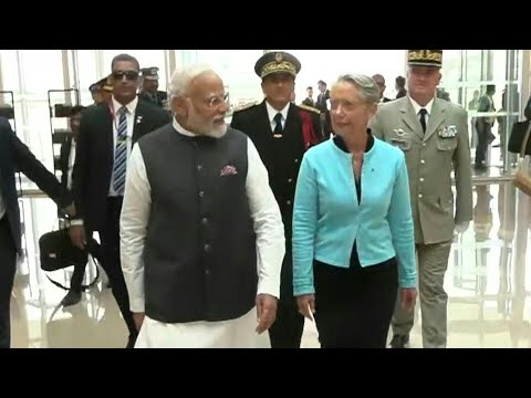 French Prime Minister Elisabeth Borne welcomes Indian Prime Minister to France | AFP