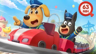 Amusement Park | Safety Tips | Kids Cartoon | Sheriff Labrador Police Cartoon