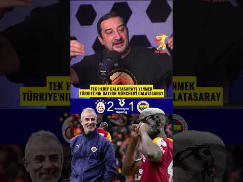 💥SERHAT AKIN'IN GALATASARAY 2-1 FENERBAHÇE YORUMU #galatasaray #osimhen #ismailkartal #shorts #gsvfb